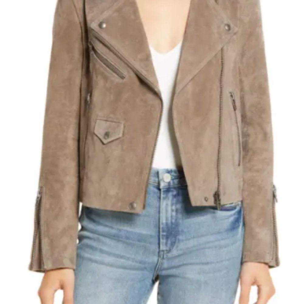 BlankNYC - Vital Signs Suede Moto Jacket